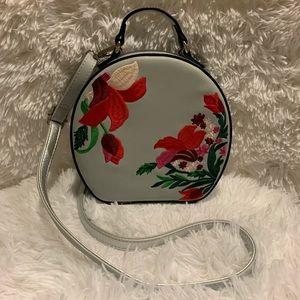 Call it spring embroidered Circle Crossbody Bag